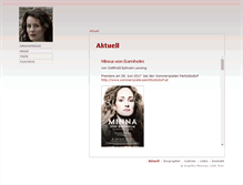 Tablet Screenshot of angelikamessner.at